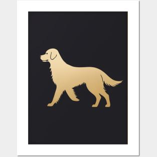 Golden Retriever 1 - Japanese Retro Art Posters and Art